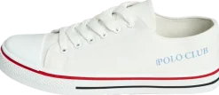 Kingshill Polo Club Canvas skor – vita