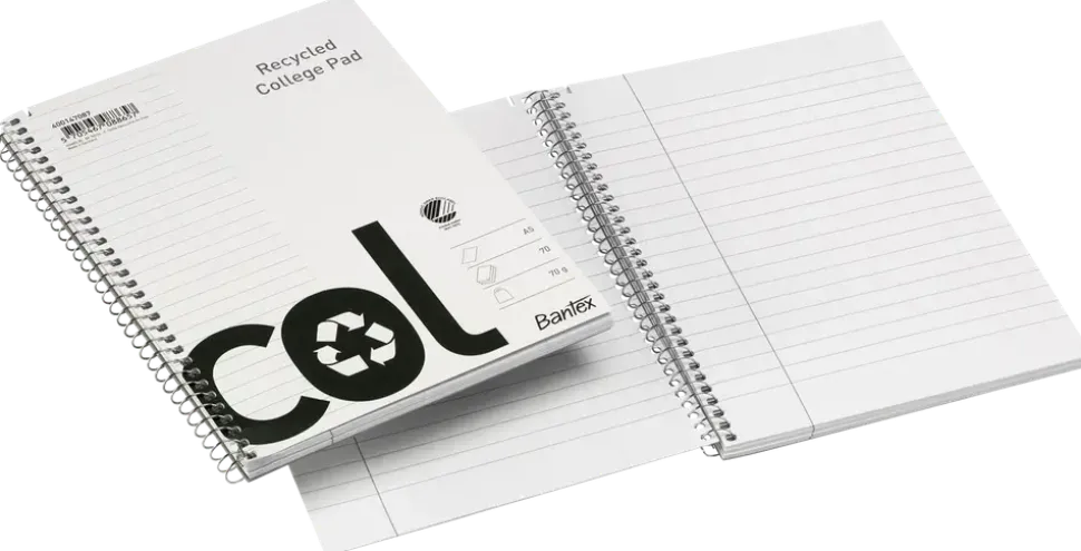Kollegieblock A5 Linjerat ECO