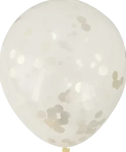 Konfettiballong Ø30 cm, 5-pack