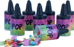 Konfetti pop flerfärgad 8 st