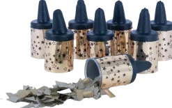 Konfetti pop guld - 8 st