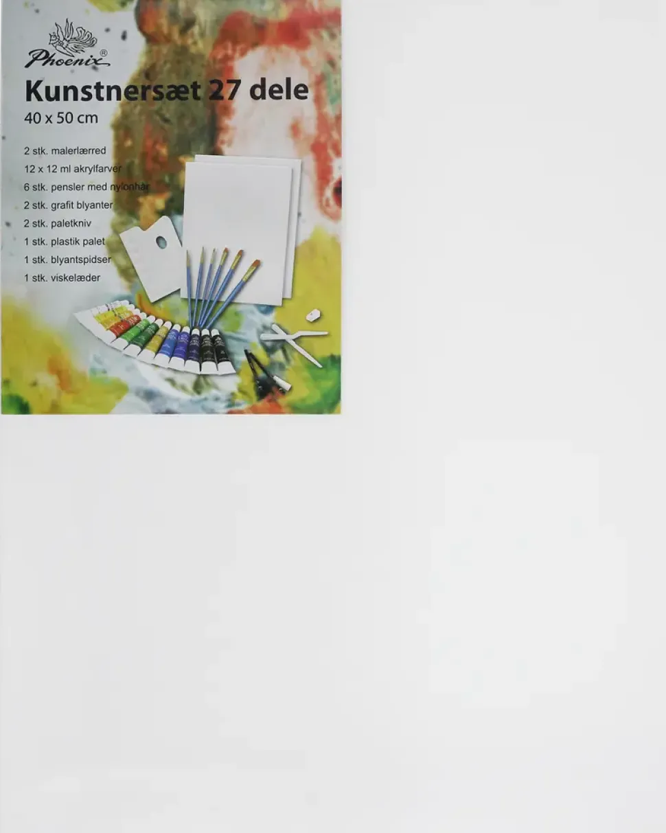 Konstnärsset 27 delar 40x50cm