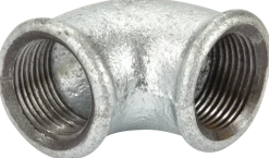 Koppling 90° 1/2'' M/M - galvaniserad