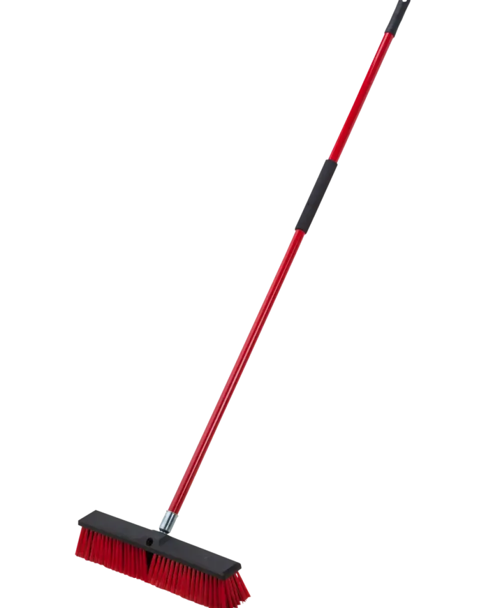 Kvast 45 cm med stålskaft