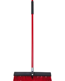 Kvast 45 cm med stålskaft