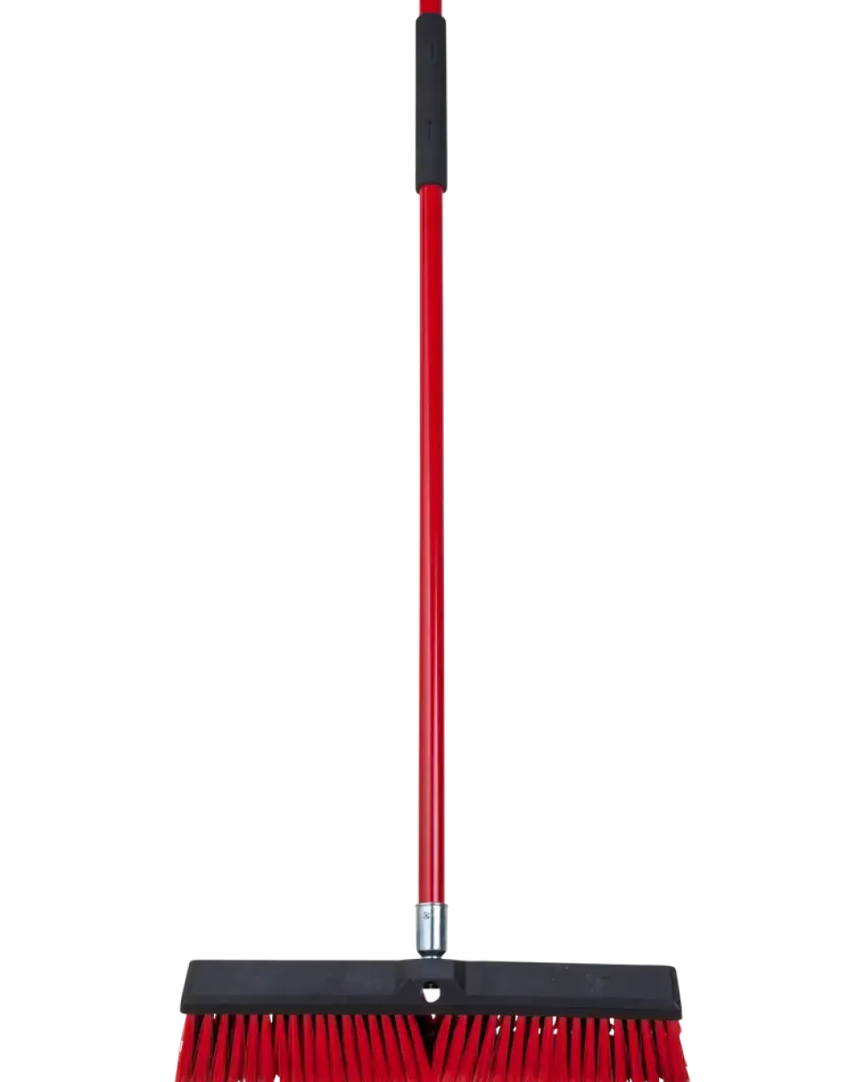 Kvast 45 cm med stålskaft