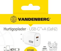 LADDARE USB-A/C 65 W