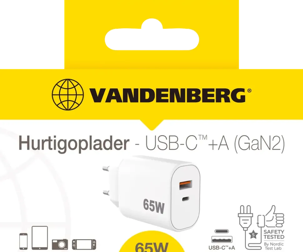 LADDARE USB-A/C 65 W