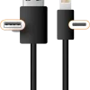 LADDKABEL LIGHTNING 0,5M SVART