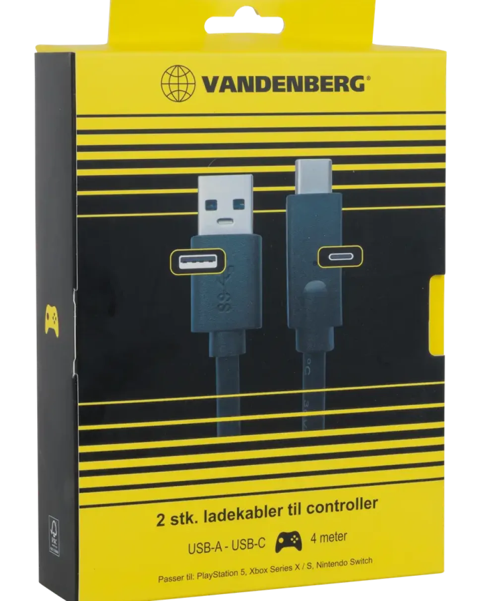 LADDKABEL ULB-A/USB-C 4M 2 ST