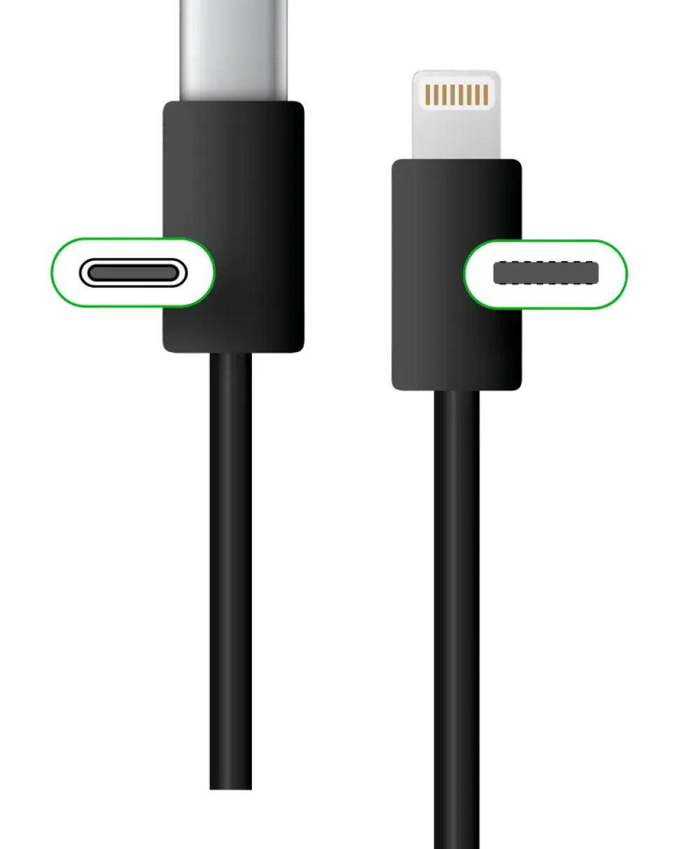 LADDKABEL USB-C/LIGHTN.0,5M SV