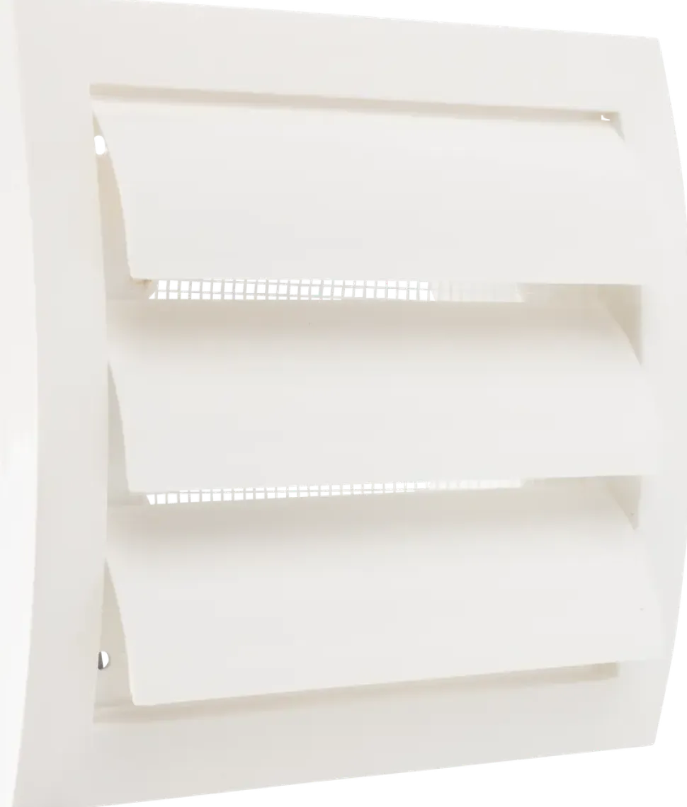 Lamellventil fyrkant - passar Ø100 mm