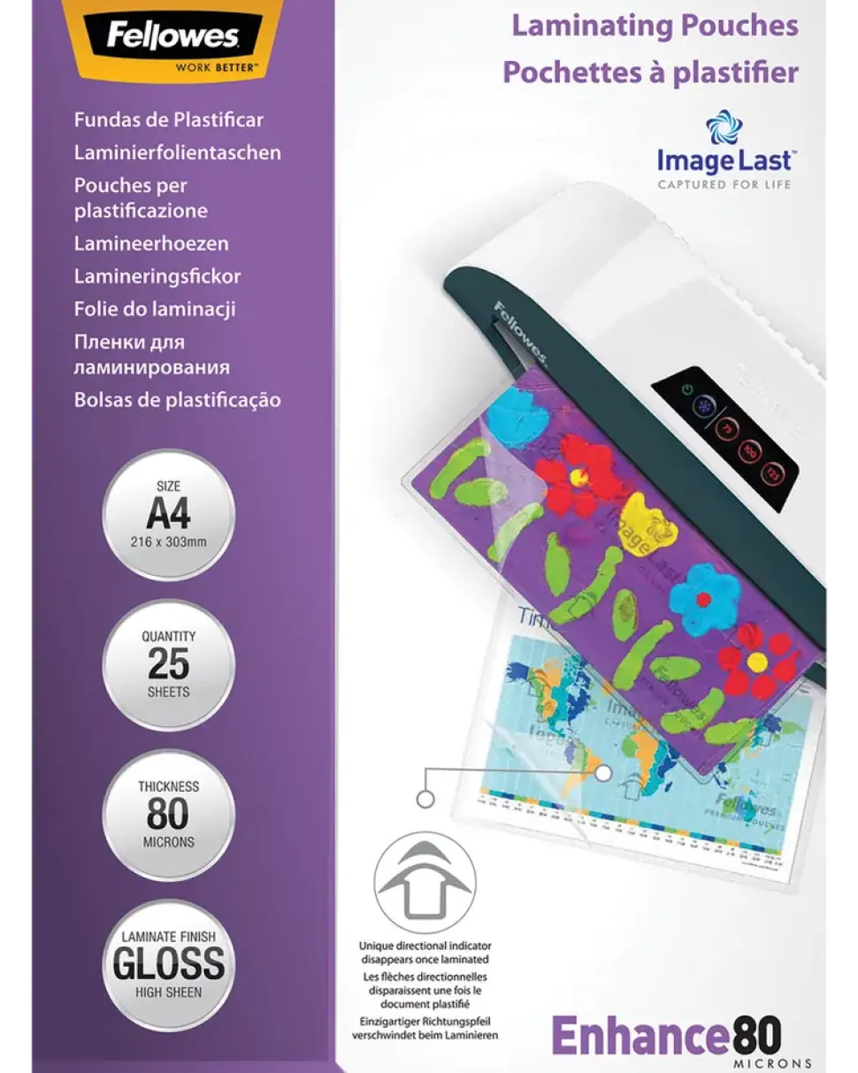 LAMINERINGSFICKA A4 25-PACK