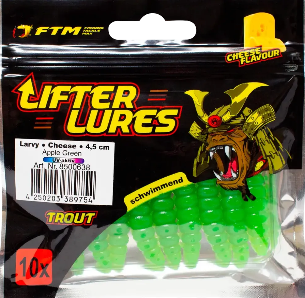 Larvy Cheese 4,5 cm - Green