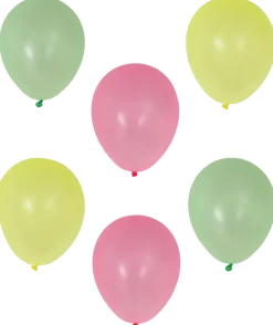 Latexballong 6-pack - Neonfärger