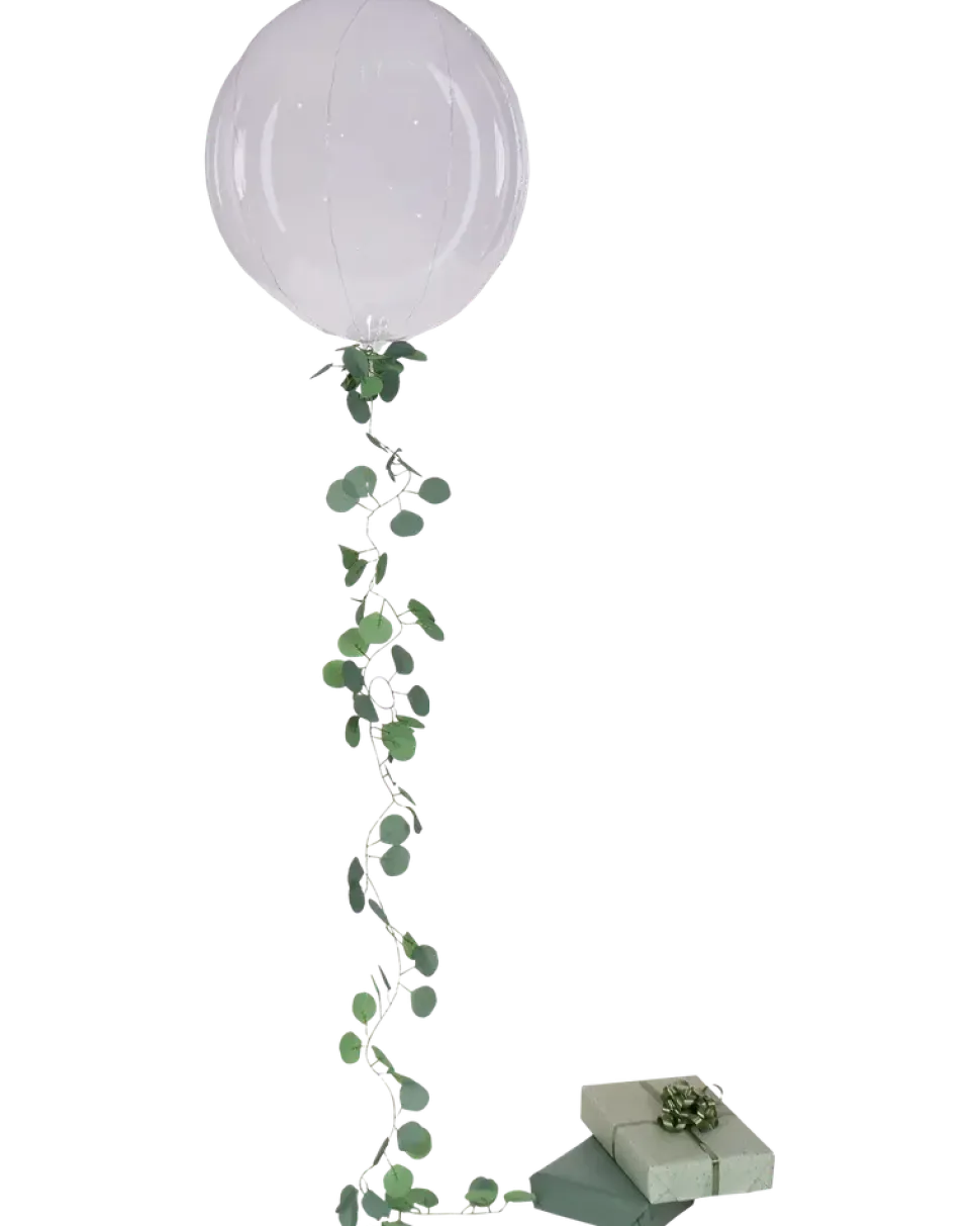 LED ballong med girland