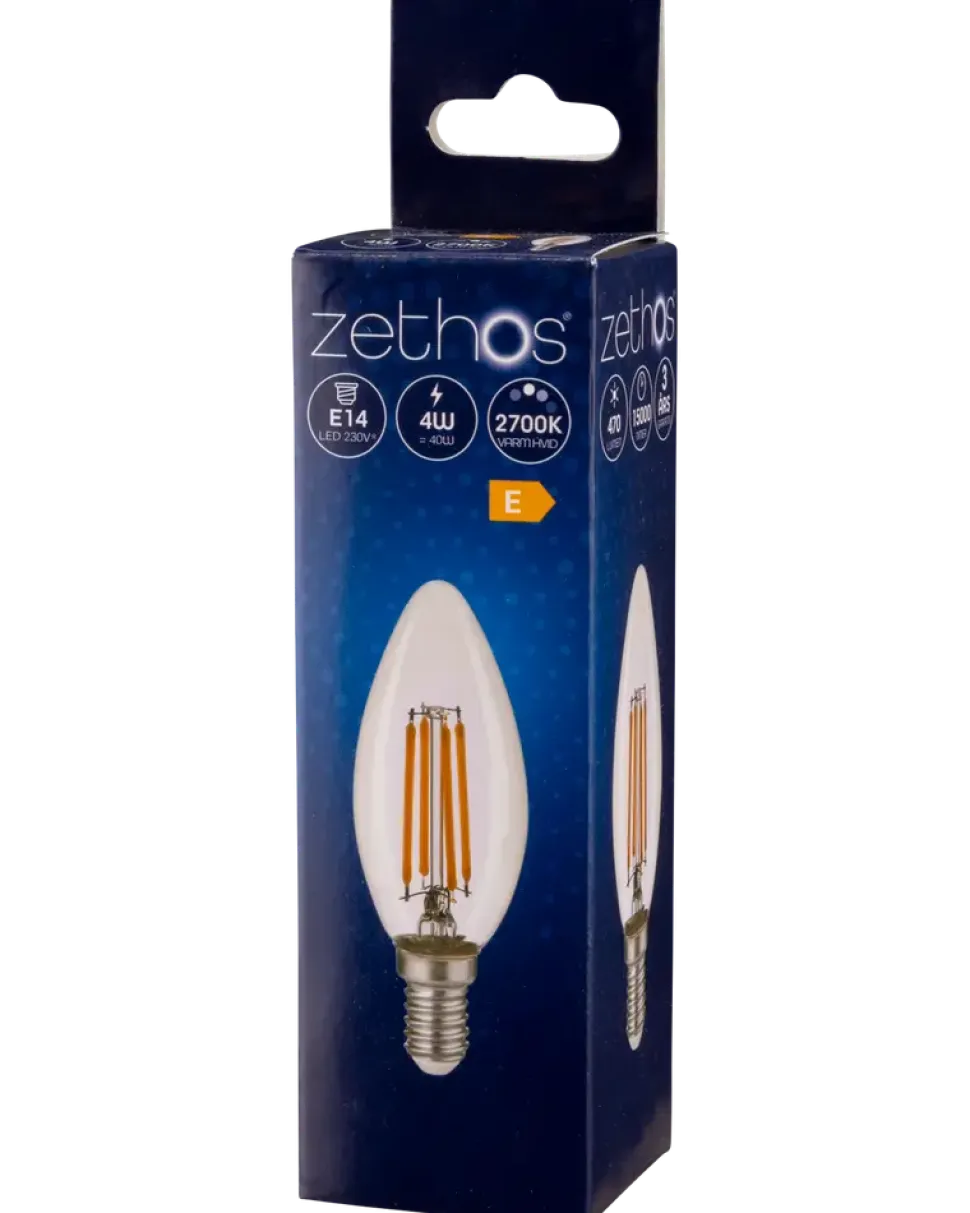 LED-filament 4W E14 klar