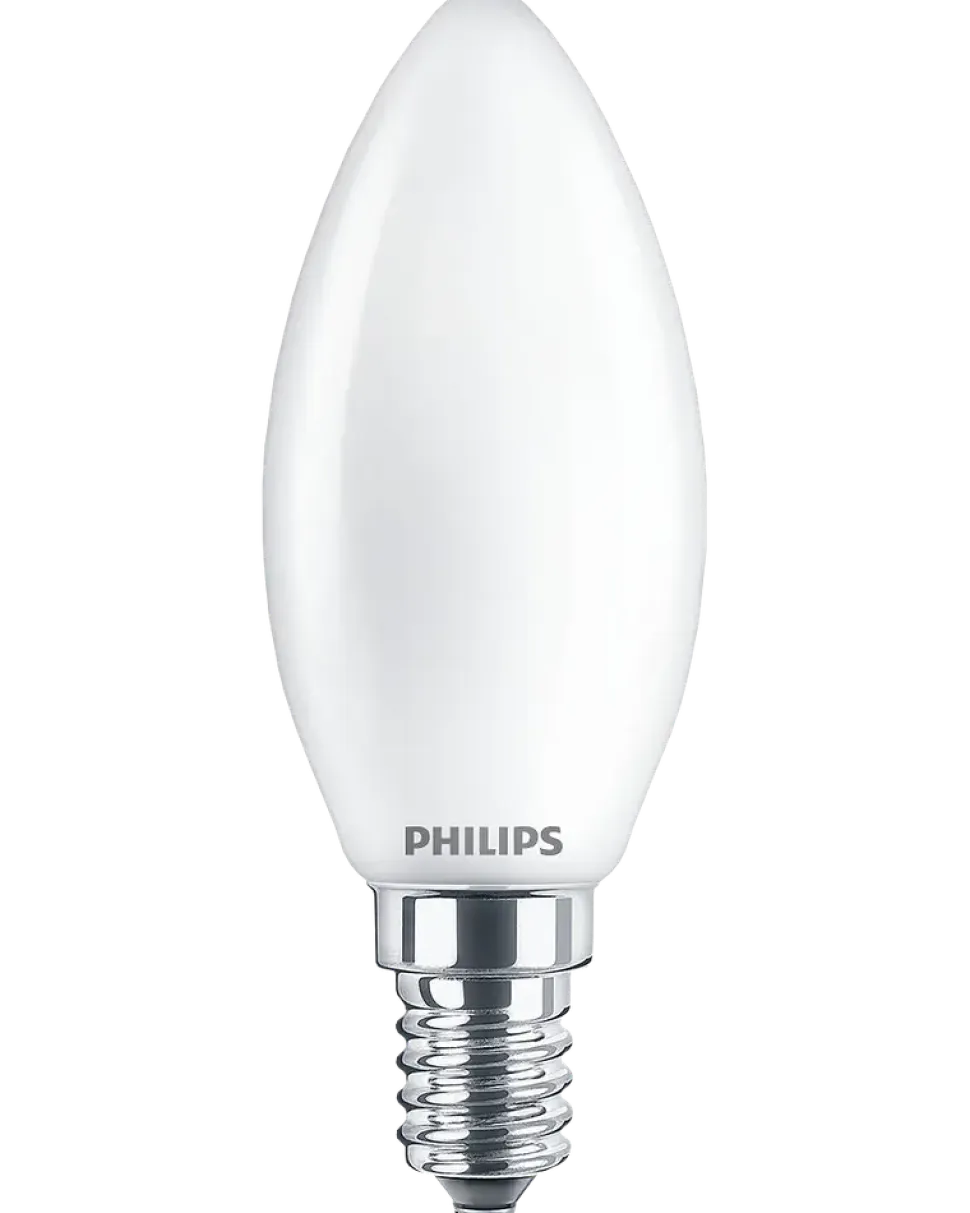 LED-kronlampa 4,3W E14 B35 2-pack