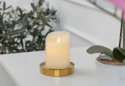 Led-ljus vax höjd 10 cm