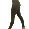 Leggings med hög midja grön