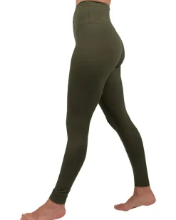 Leggings med hög midja grön
