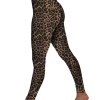 Leggings med hög midja leopard
