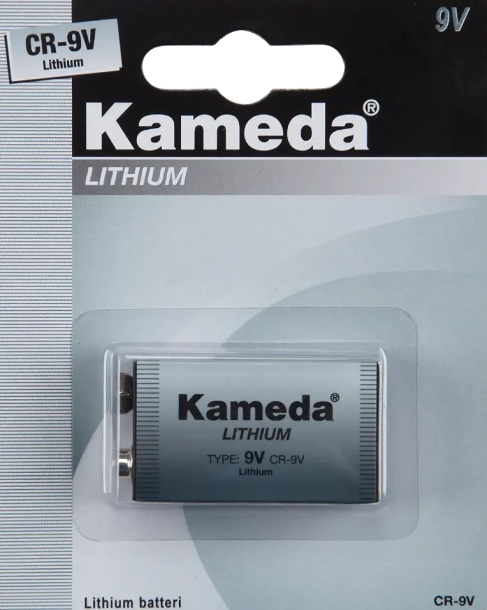 Lithium batteri 9v