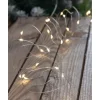 Ljuslinga metallwire LED - silver