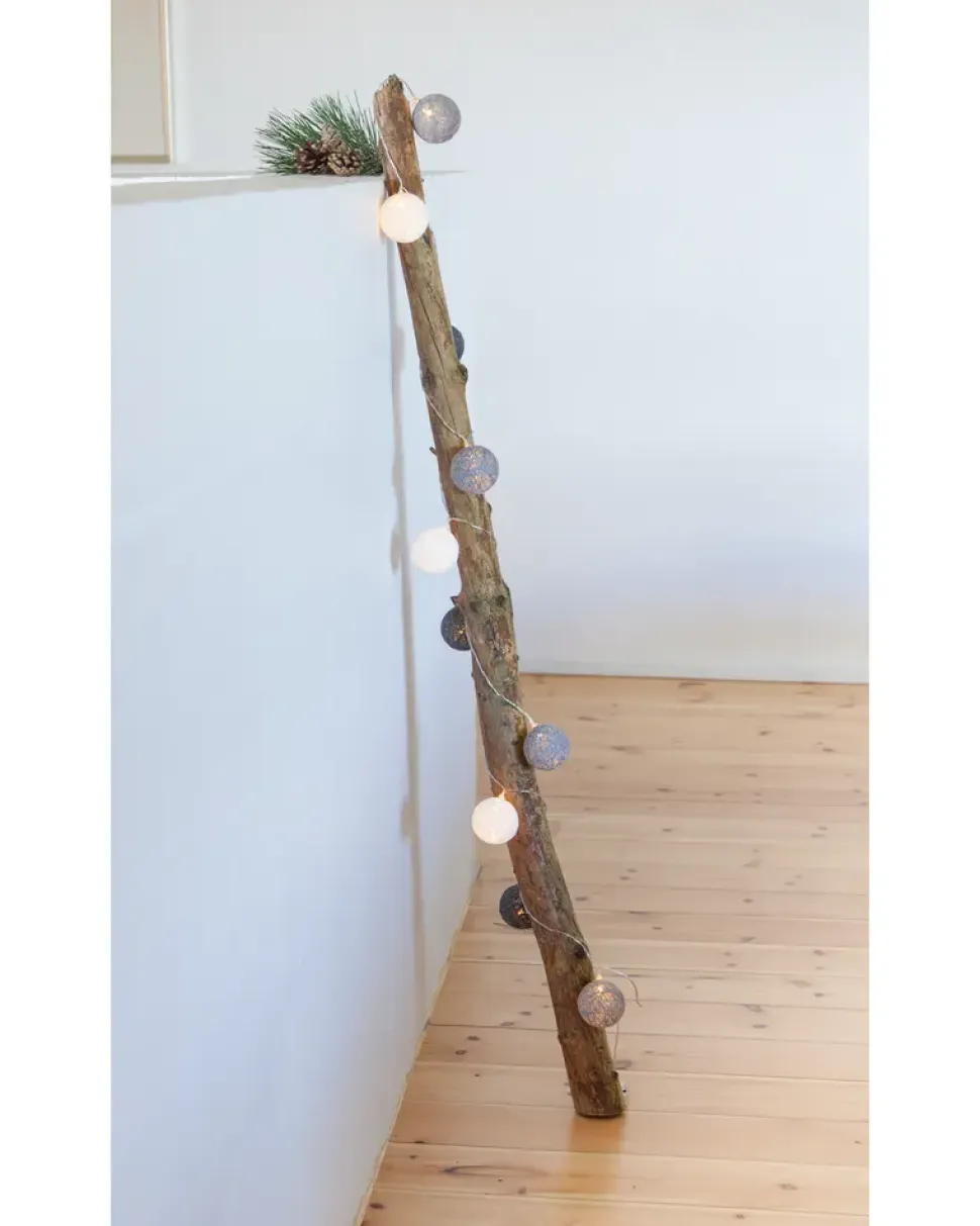Ljusslinga Ø6 cm 10 st - grå