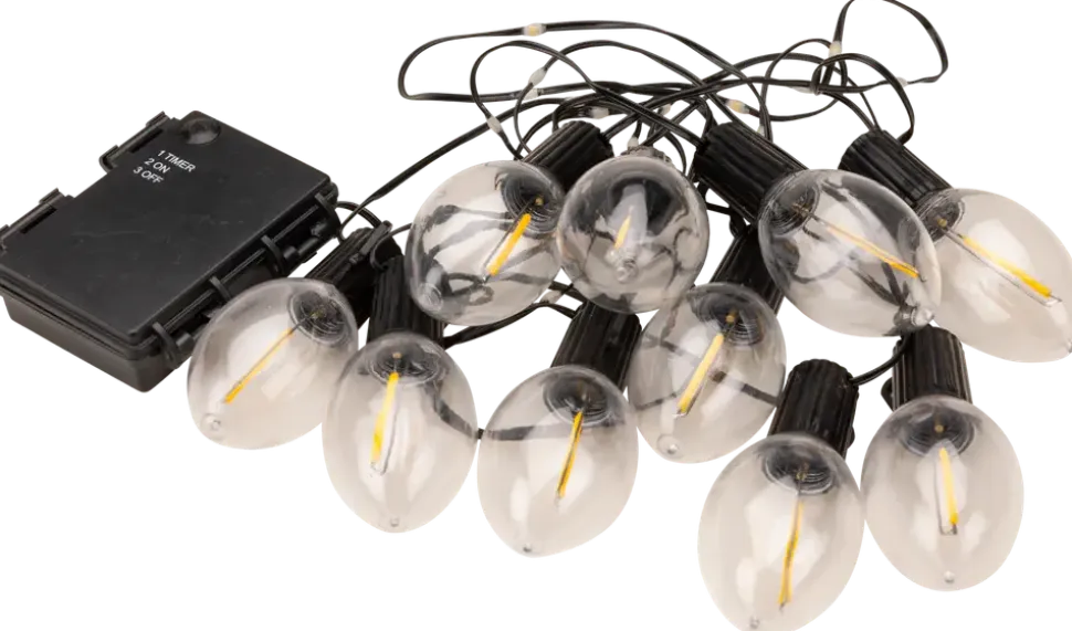 Ljusslinga 10 st lampor och LED-ljus