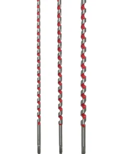 Långa spiral träborr 3 st