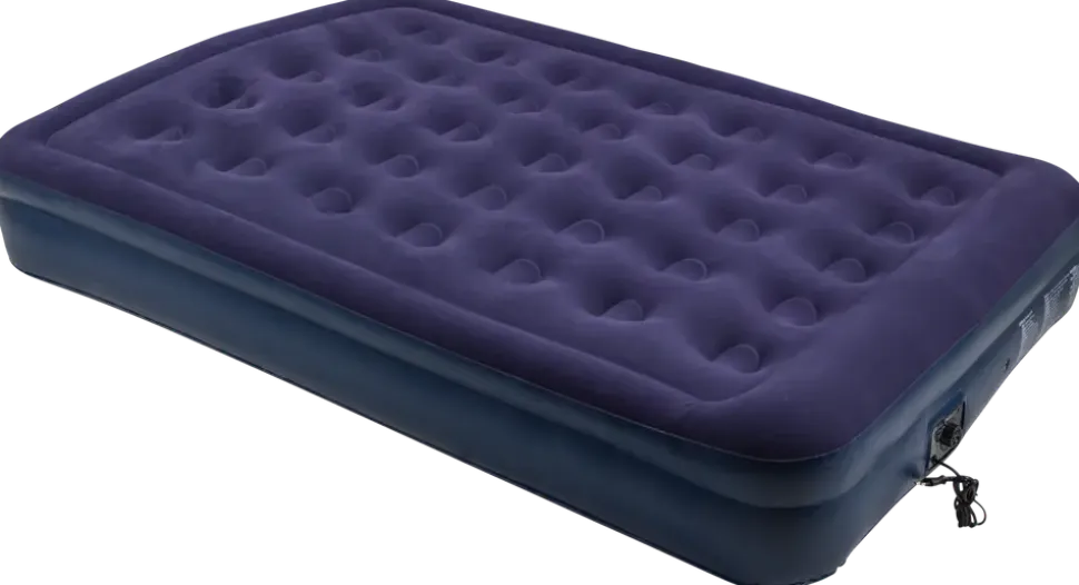 Luftmadrass med pump 145x196cm