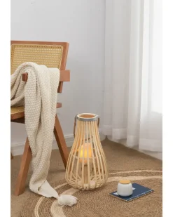 Lykta i bambu 40 cm