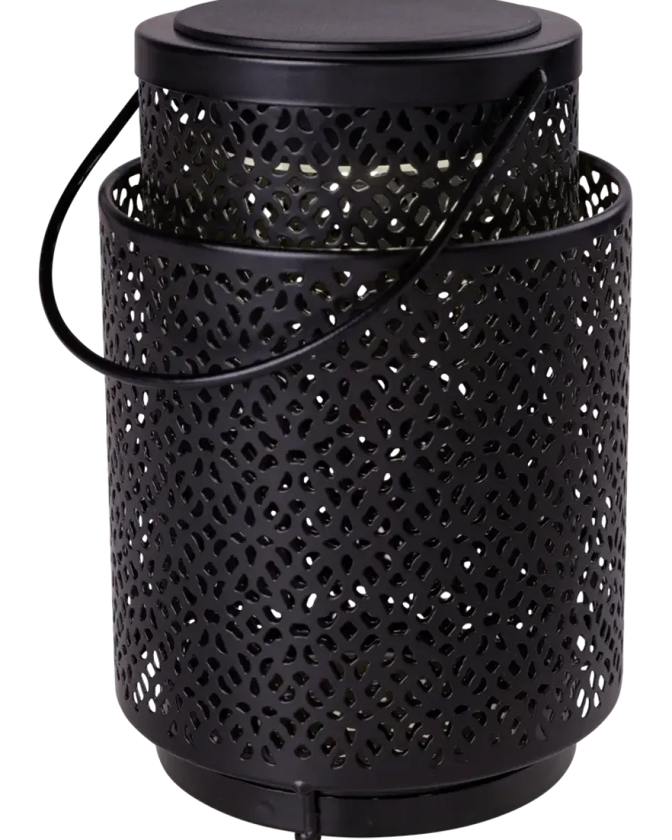 Lykta med mönster - H17 cm