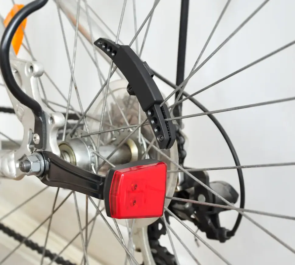 Magnetisk cykellampa med blink och back-up