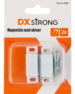 Magnetlås med skruvar 2 st.