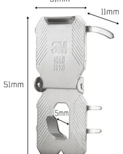 3M™ CLAW™ Tavelkrok för gipsväggar – 30 kg, 2-pack