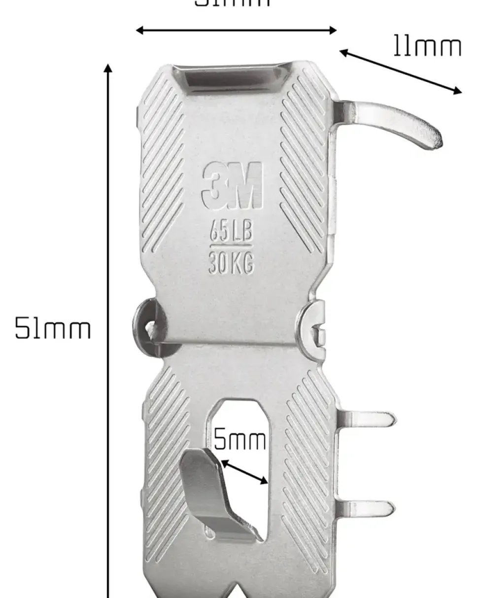 3M™ CLAW™ Tavelkrok för gipsväggar – 30 kg, 2-pack
