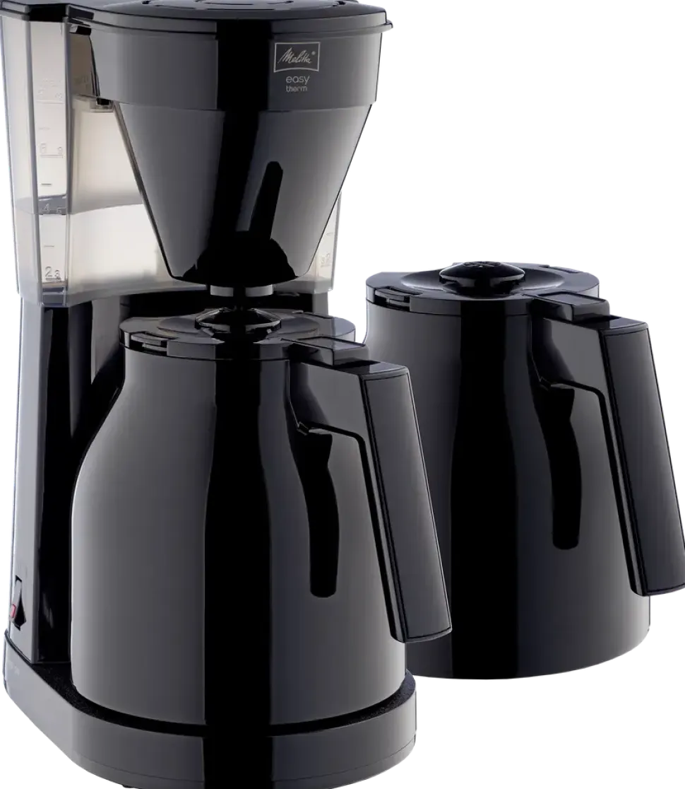 Melitta Easy Therm 2.0 tvåkannor kaffebryggare - Svart