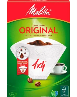 Melitta kaffefilter 1 x 4 80-pack