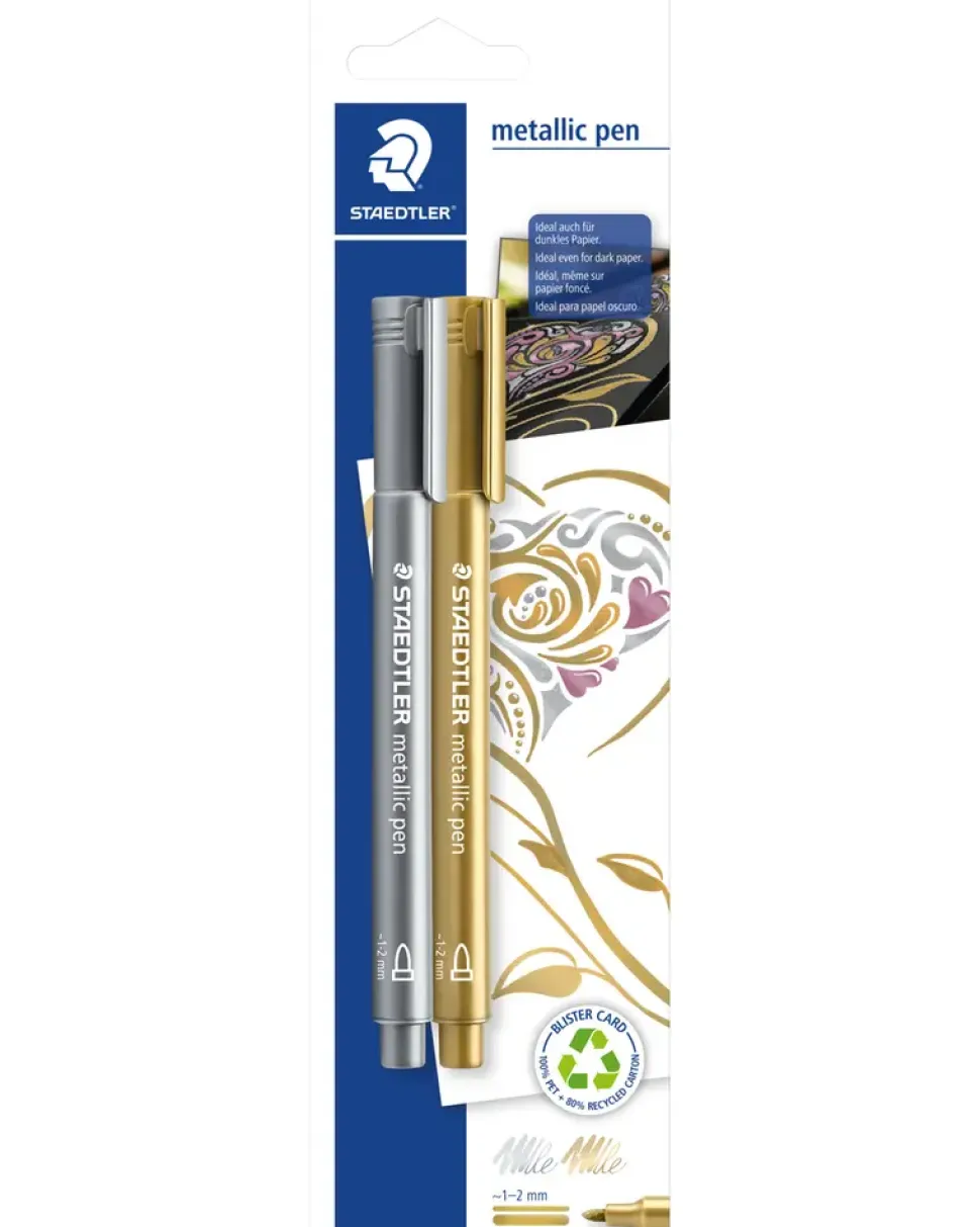 Metallic-pennset, 2 st
