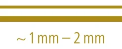 Metallic-pennset, 2 st