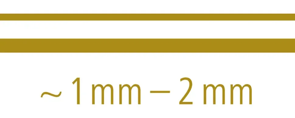 Metallic-pennset, 2 st