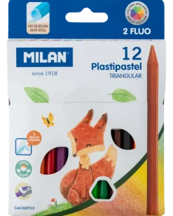 Milan Färgkritor 12 st.