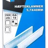 Mitsutomo Air häftklamrar 5,7 x 40 mm 2500 st.