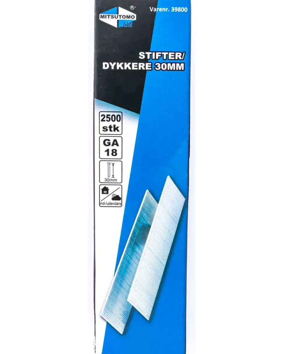 Mitsutomo Air stift/dyckerts 30 mm 2500 st.