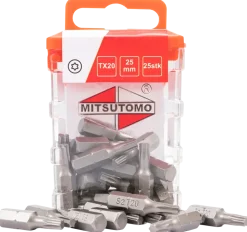 Mitsutomo bits TX20 25 mm 25-pack