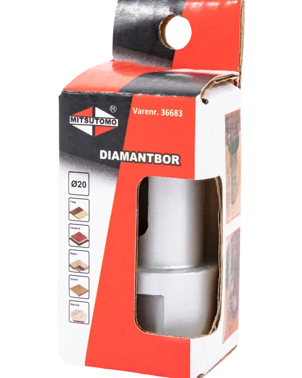 Mitsutomo diamantborr 20 mm