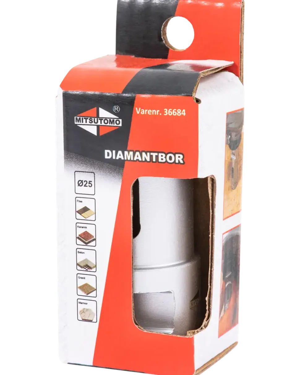 Mitsutomo diamantborr 25 mm