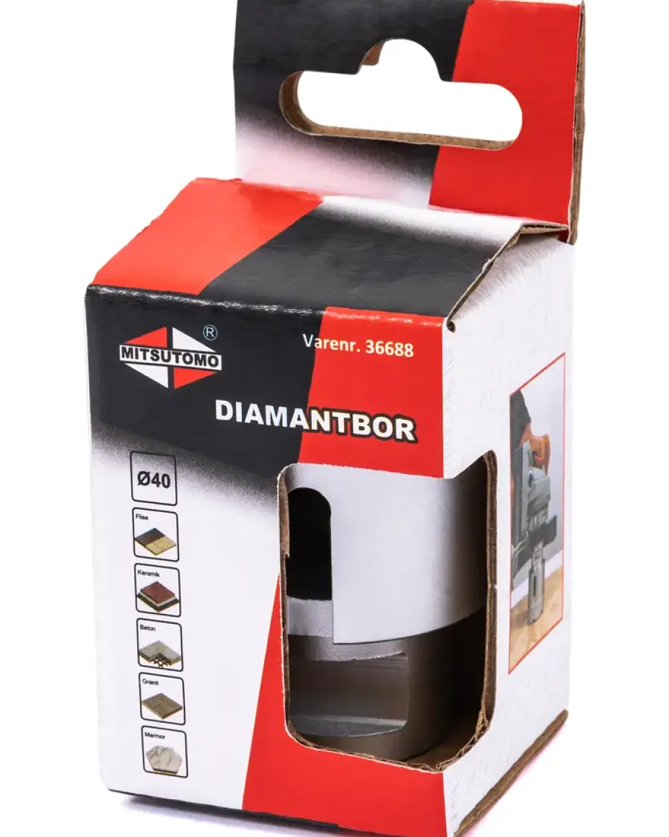 Mitsutomo diamantborr 40 mm